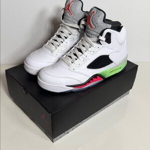NIKE Air Jordan 5 Retro Poison Green - US Mens 10